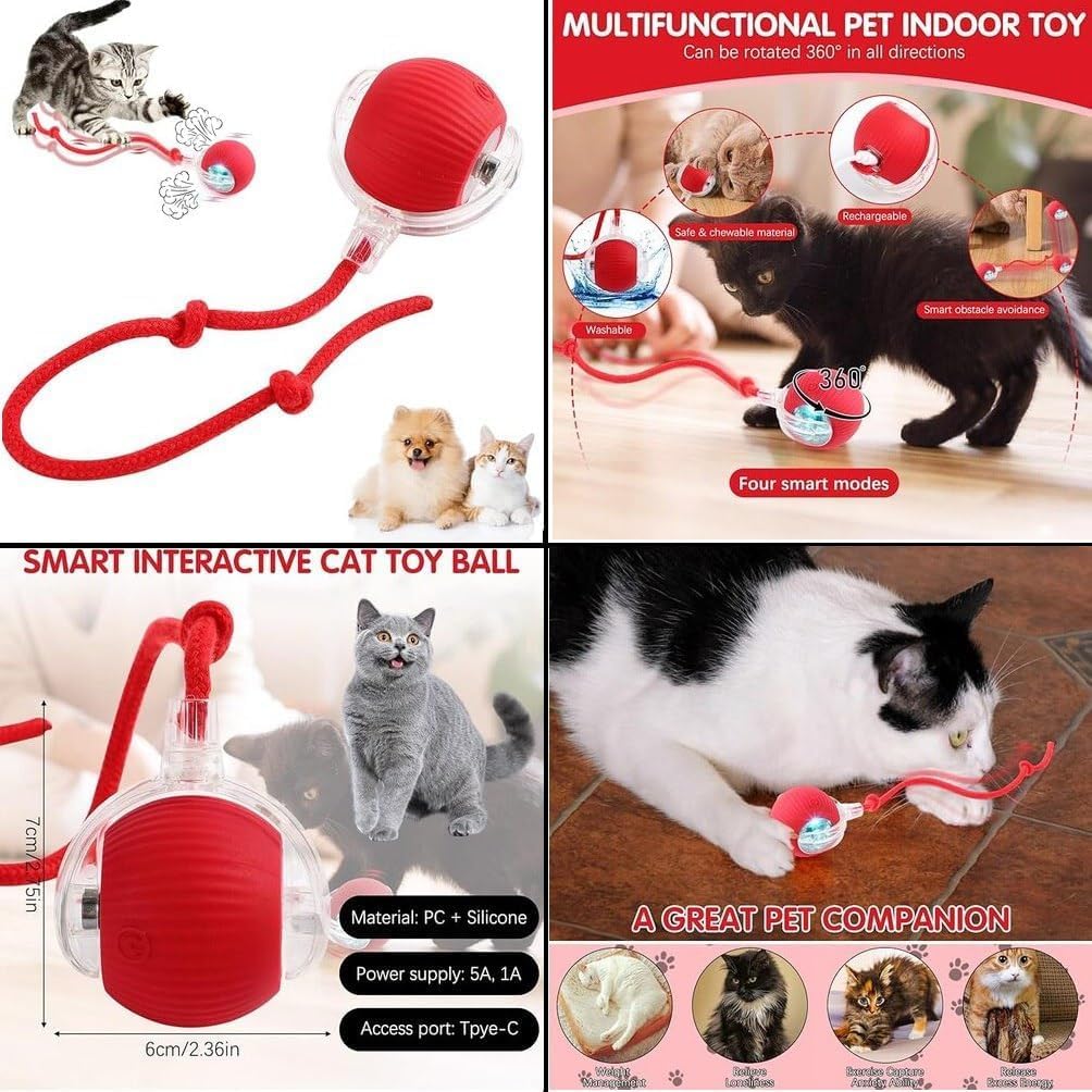 Silicone Interactive Rolling Toy