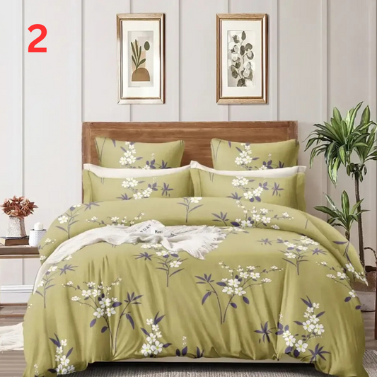 Elegant Premium Cotton Double Bedsheets