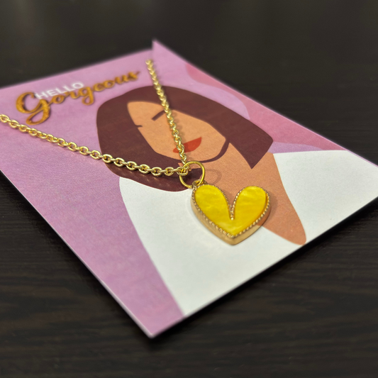 Sunshine Heart Necklace