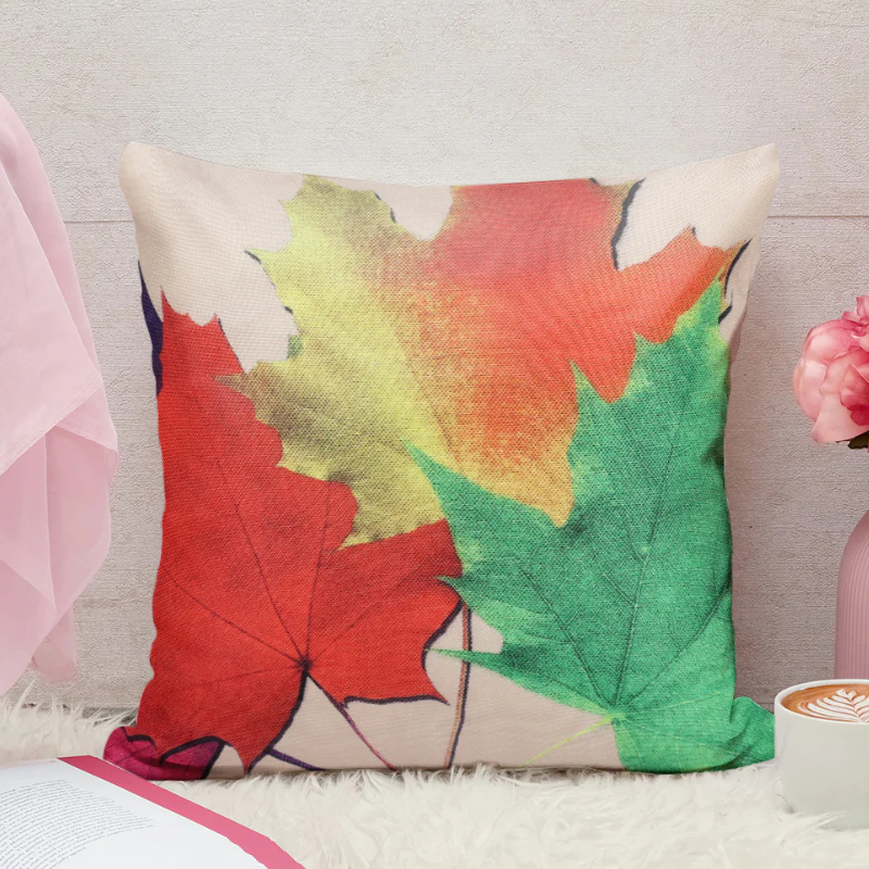 Leaves Print Cushion Covers (Set of 5)