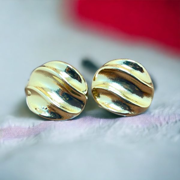 Gold Plating Stud Earrings