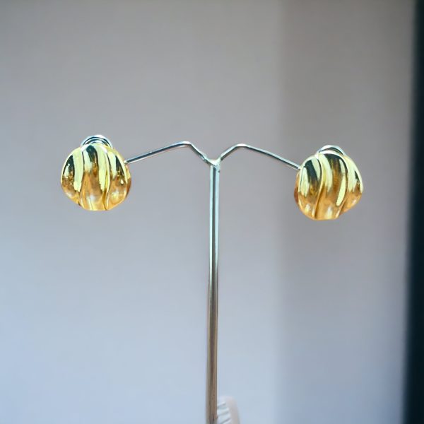 Gold Plating Stud Earrings