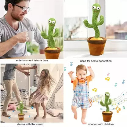 Elegant Dancing Cactus Talking Toy