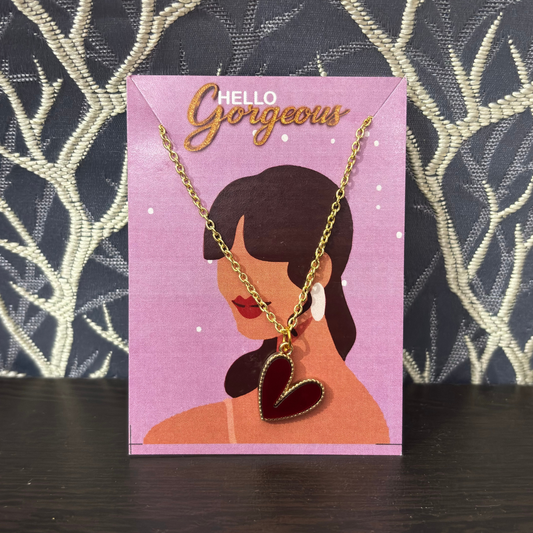 Crimson Heart Necklace