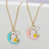 Bunny Pendant Necklace (Pack of 2)