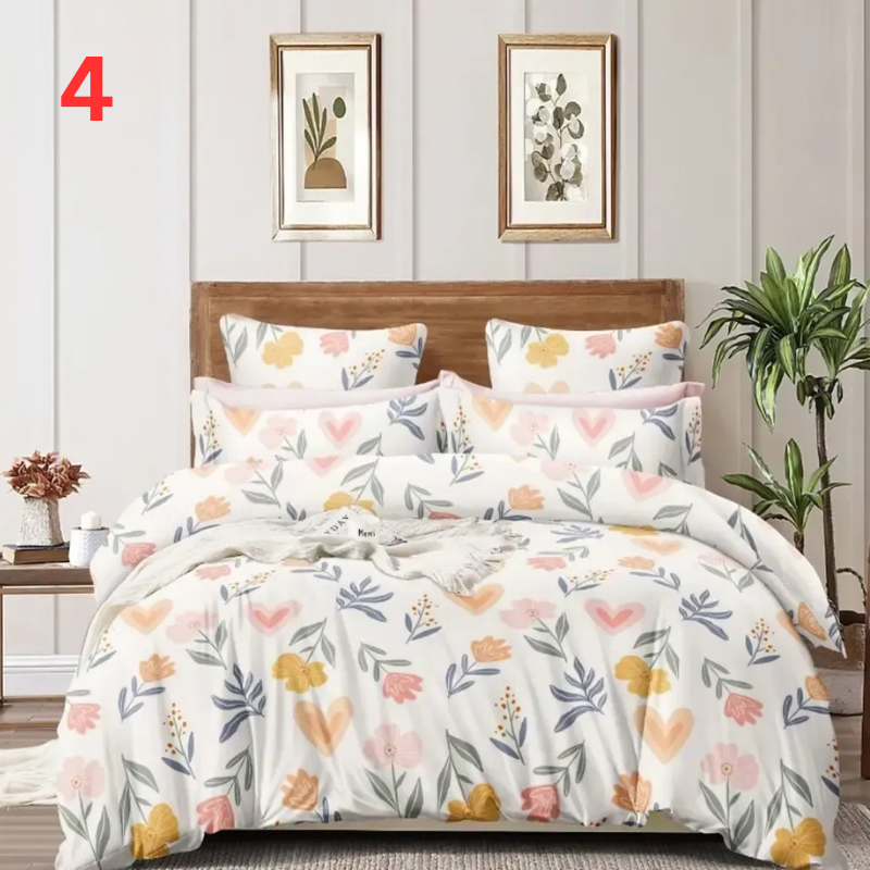 Elegant Premium Cotton Double Bedsheets