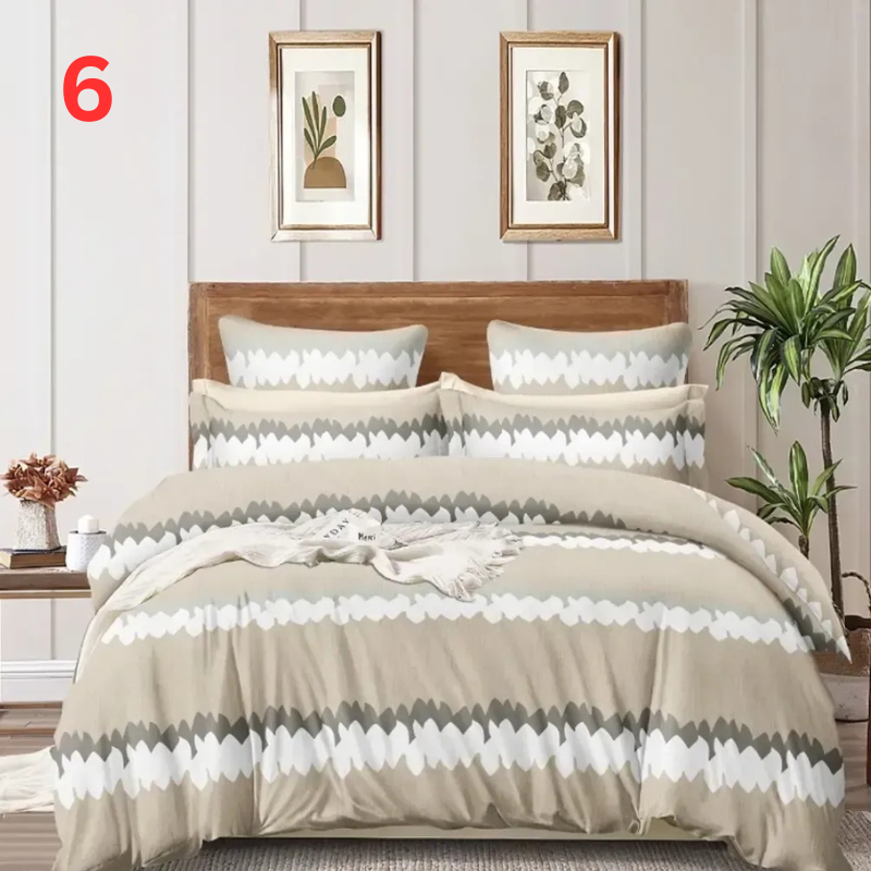 Elegant Premium Cotton Double Bedsheets