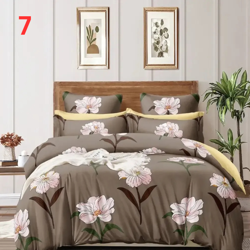 Elegant Premium Cotton Double Bedsheets