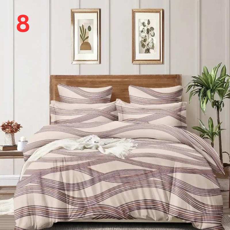 Elegant Premium Cotton Double Bedsheets