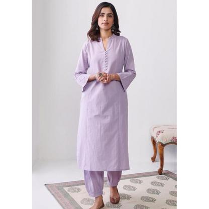 Lavender 3 Piece Kurta Set