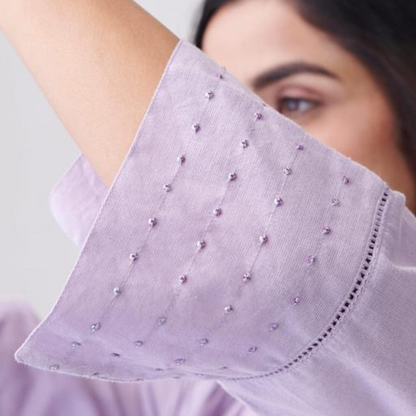 Lavender 3 Piece Kurta Set