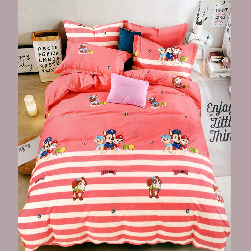 Dog Patrol Kids Cotton Bedsheet