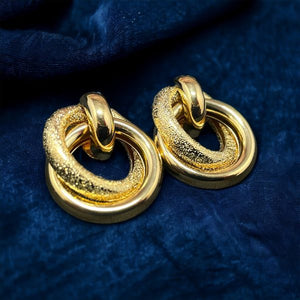 Korean Chunky Open Hoops Earrings