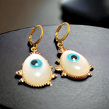 Evil Eye Dangling Earrings