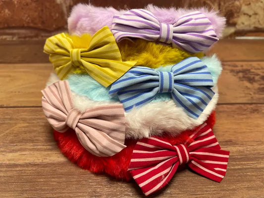 Bow-Tie Feather Hairband