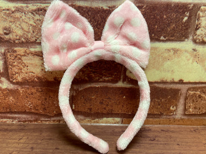 Soft Feather Fabric Bow Tie Hairband