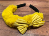 Bow-Tie Feather Hairband