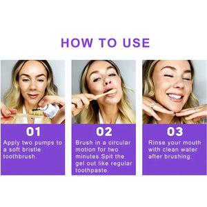 Purple Color Corrector Toothpaste (Pack of 2)