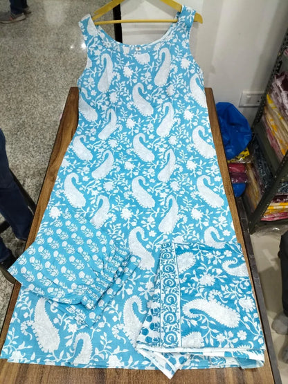 Vivid Harmony Muslin Suit Set