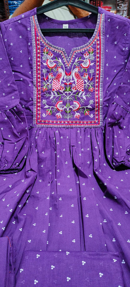 Shadow Grace Cotton Suit Set